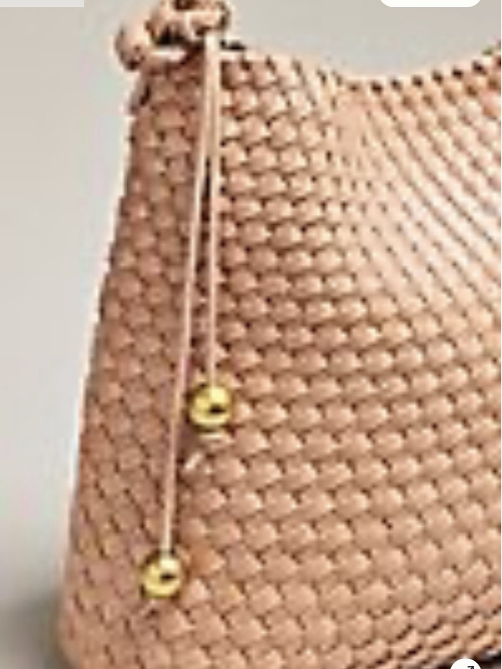 Anthropologie Calla Oversized Woven
Bucket Bag Tan NWT - Picture 3 of 10